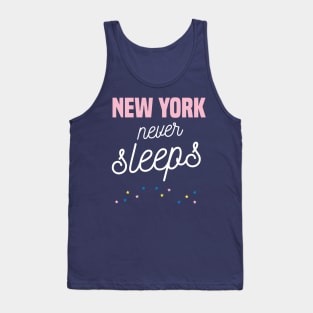 New York never sleeps Tank Top